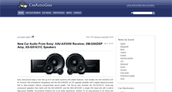 Desktop Screenshot of caraudiogeek.com