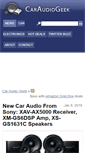 Mobile Screenshot of caraudiogeek.com